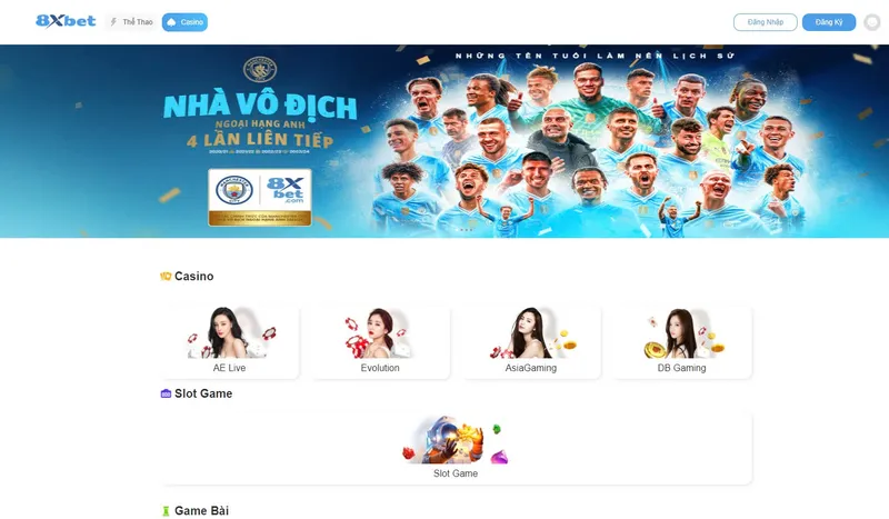 Khám phá thế giới cá cược trực tuyến đỉnh cao tại 8XBet 