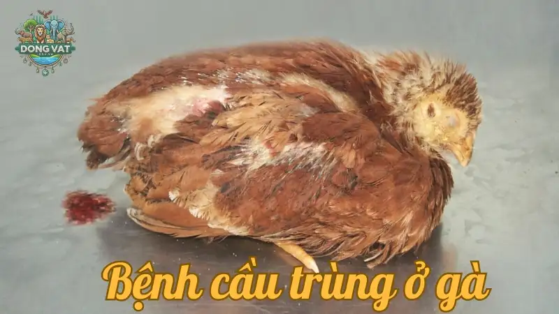 Bệnh cầu trùng ở gà - Nguyên nhân và cách phòng tránh