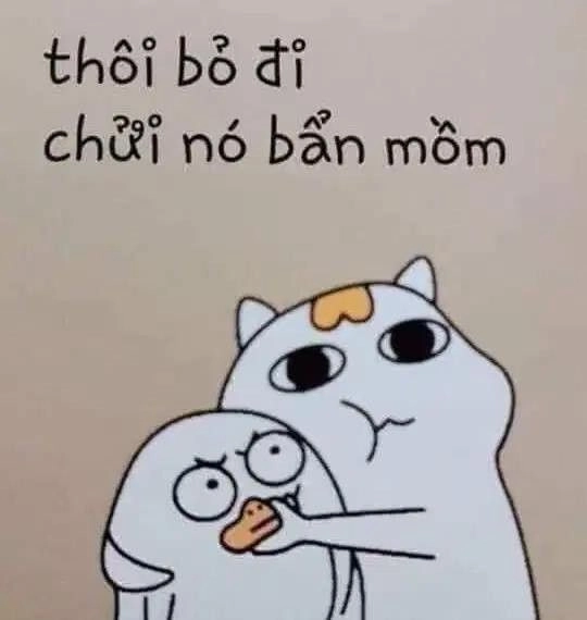 Gửi thông điệp hài qua facebook meme chửi tục