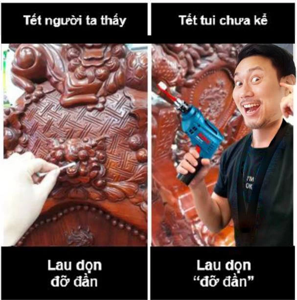 Thêm phần vui nhộn với meme lì xì tết