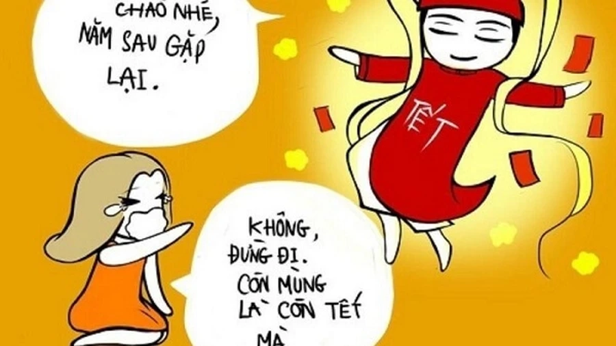 Gửi lời chúc đầu năm ý nghĩa qua meme chúc tết