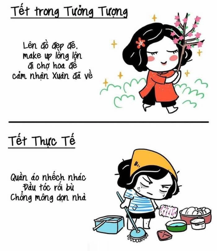 Hài hước khó quên với meme ảnh tết