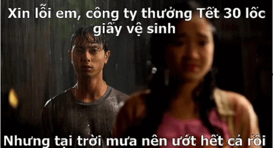 Đón năm mới trọn niềm vui cùng meme tết hài hước