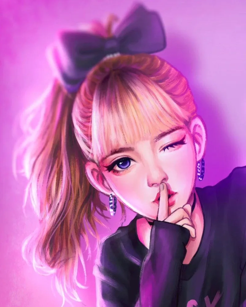 Avatar Blackpink Anime độc đáo, kết hợp phong cách anime ấn tượng