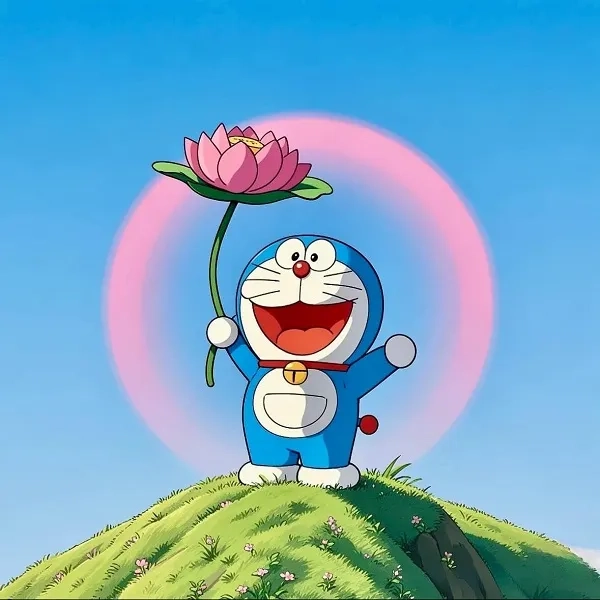 Trang trí điện thoại bằng tải hình nền doraemon cho điện thoại