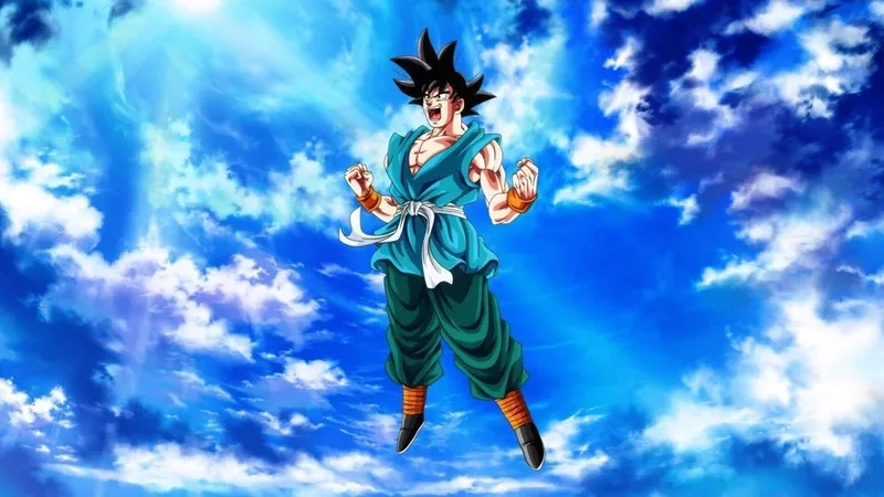 Hình nền goku cute giúp bạn làm mới màn hình cực dễ thương