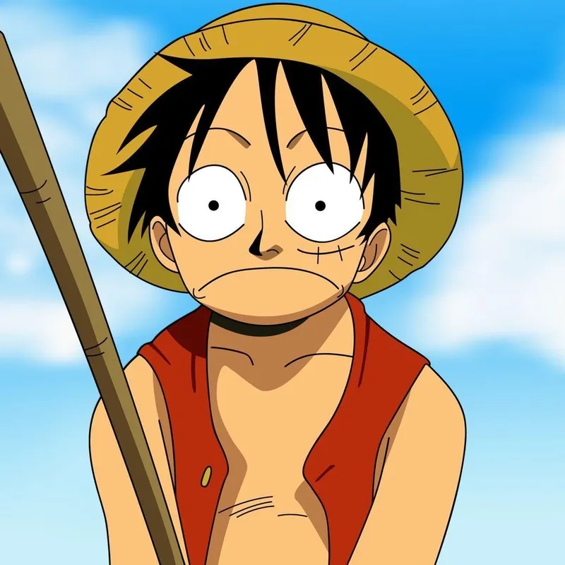 Sử dụng avatar luffy buồn để chia sẻ cảm xúc của bạn