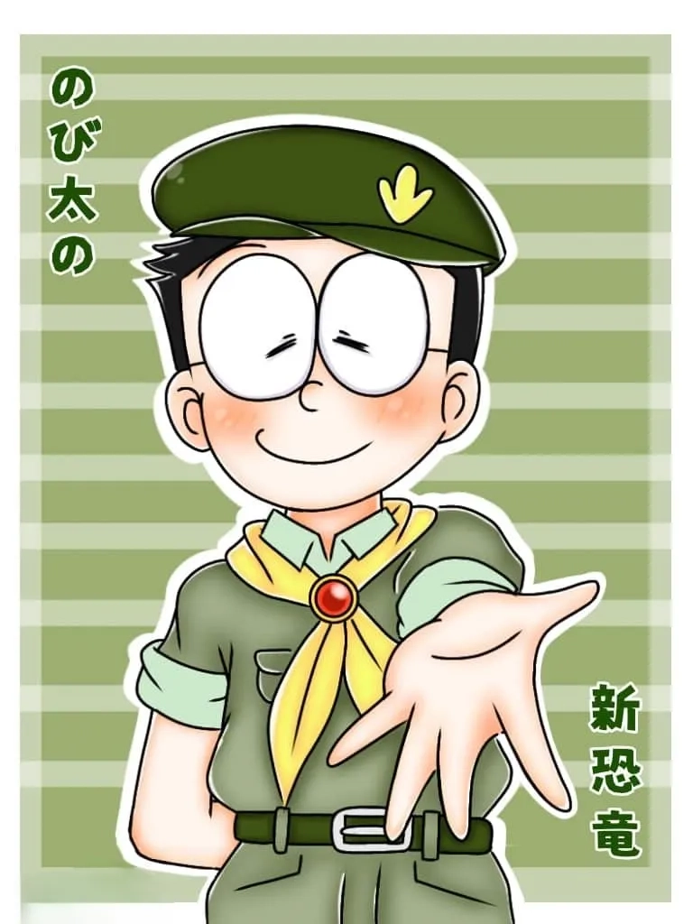 Hình ảnh Nobita và Shizuka cute mang lại sự dễ thương tuyệt vời