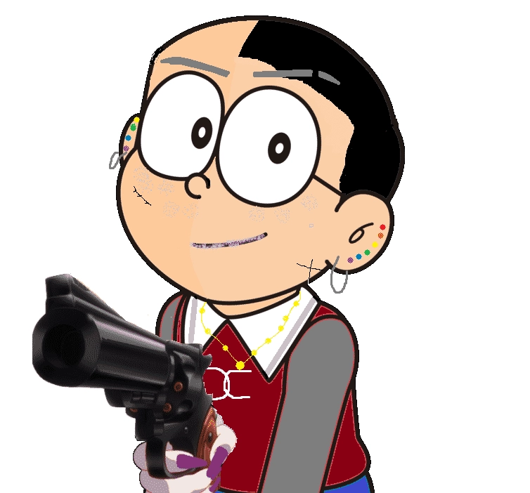 Vẽ Nobita cute để lưu giữ hình ảnh tuổi thơ