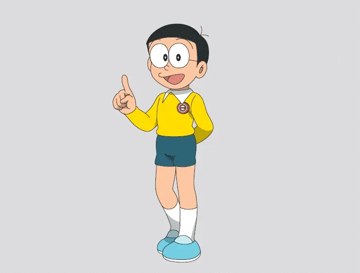 Ảnh Nobita ngầu giúp bạn nổi bật trên mạng xã hội