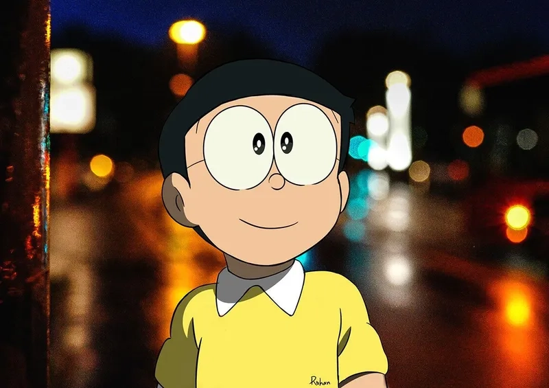 Vẽ Nobita Xuka để sáng tạo những tác phẩm đáng yêu