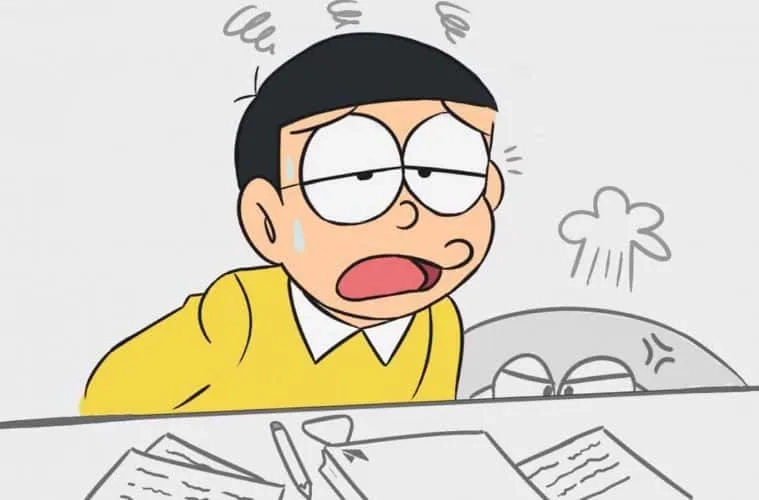 Ảnh Nobita Xuka tạo cảm giác gần gũi và dễ thương