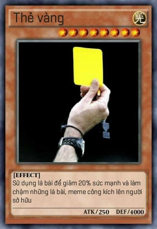 Meme lá bài yugioh chế bựa khiến ai cũng bật cười