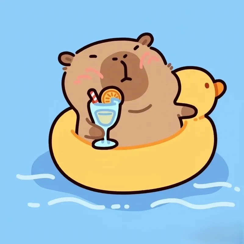 Ảnh capybara meme đáng yêu làm sáng bừng ngày của bạn