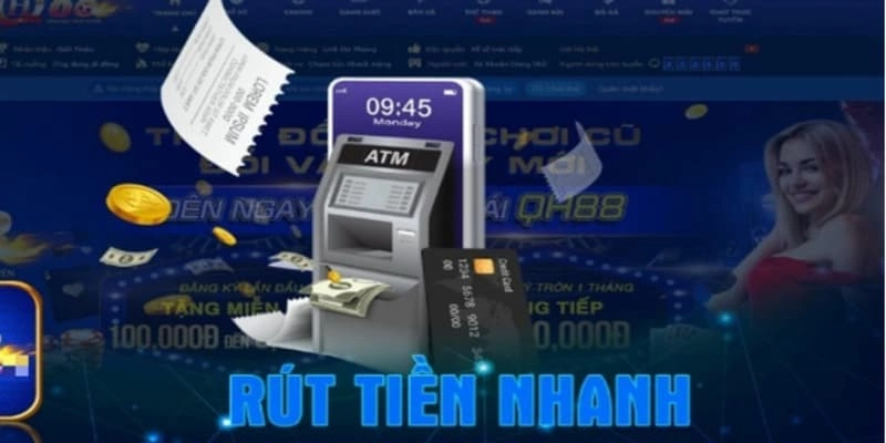 Điều kiện rút tiền tại QH88