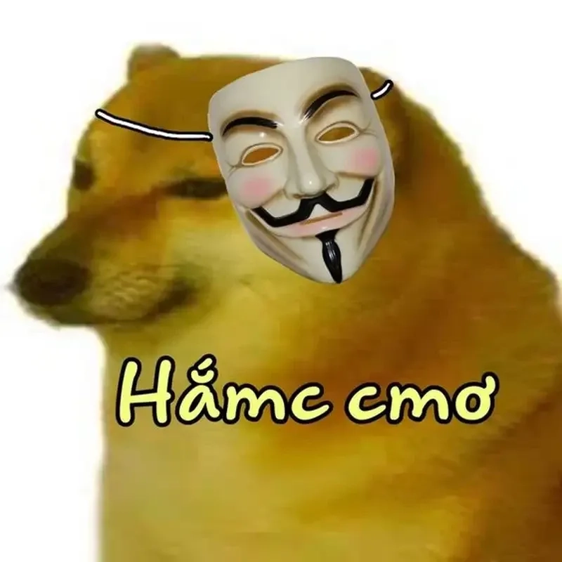 Hình doge meme hài hước, xem là mê