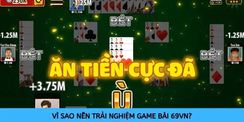 Chơi game bài trên hệ thống mang đến cho bạn nhiều ưu điểm nổi bật