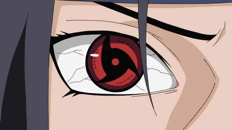 Hình xăm sharingan itachi thể hiện sức mạnh nội tâm