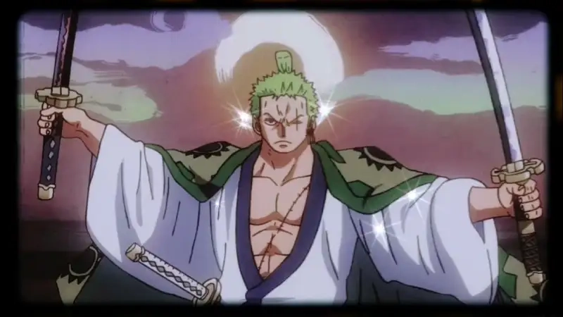 Hình nền anime Zoro ngầu là sự kết hợp hoàn hảo giữa sức mạnh và nghệ thuật