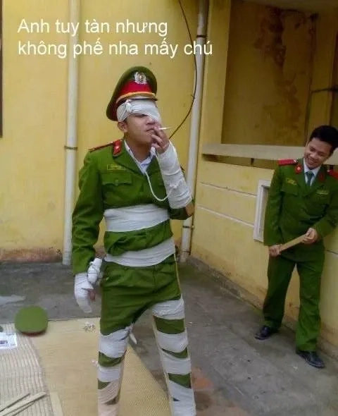 Tận hưởng giây phút thư giãn với gọi công an meme, cực kỳ vui nhộn