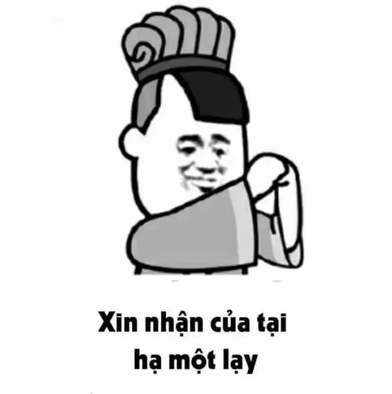 Hình ảnh quỳ xuống meme khiến bạn phải suy nghĩ và cười đùa với nó.