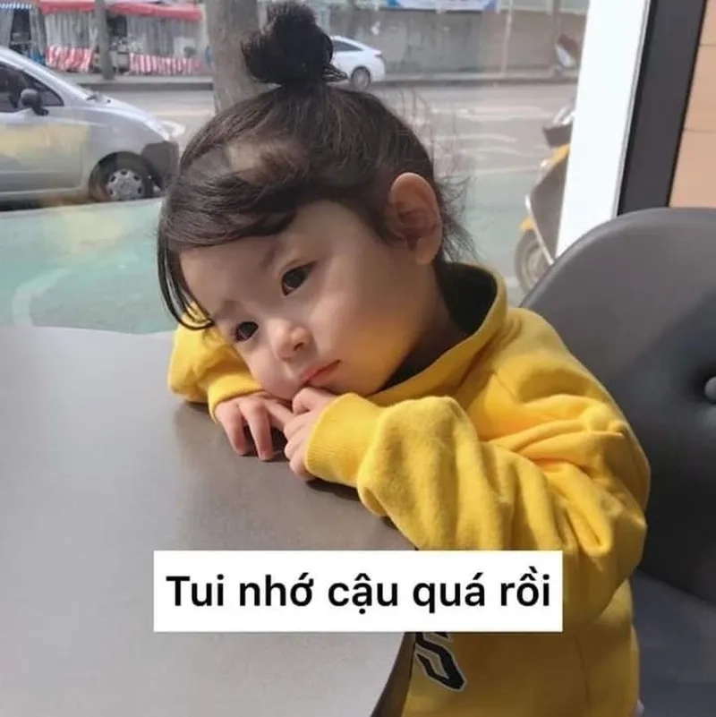 Ảnh meme nhớ ny này thật dễ thương, khiến bạn cảm thấy ấm lòng.