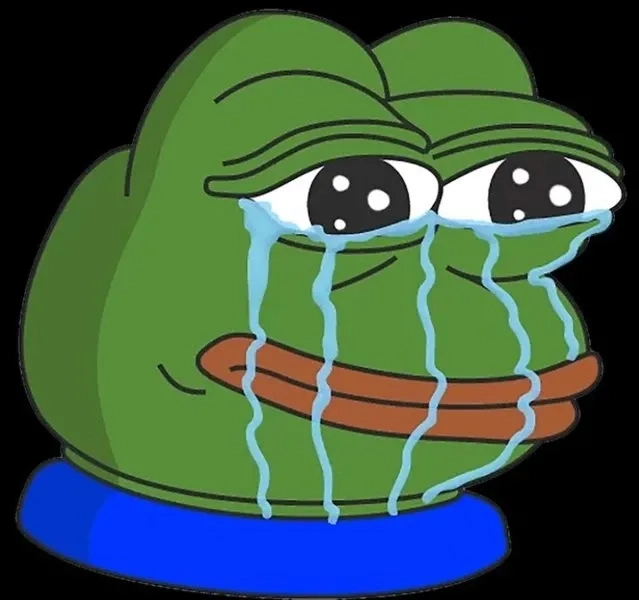 Pepe meme sad biểu cảm kinh điển, dễ dàng gây chú ý