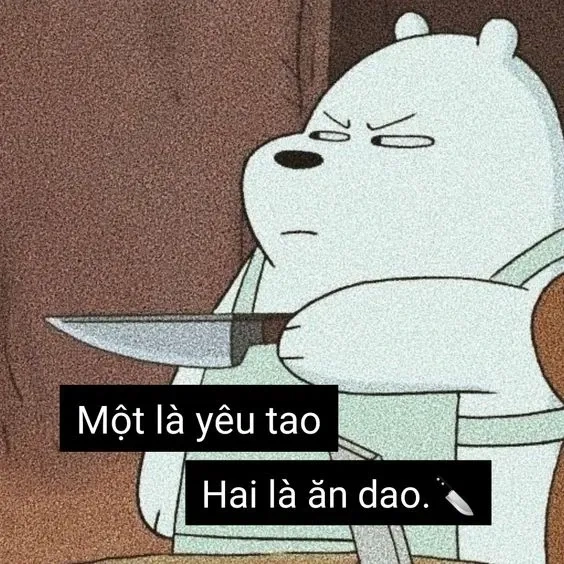 Cute ảnh meme tình yêu ngọt ngào, mang lại cảm giác ấm áp