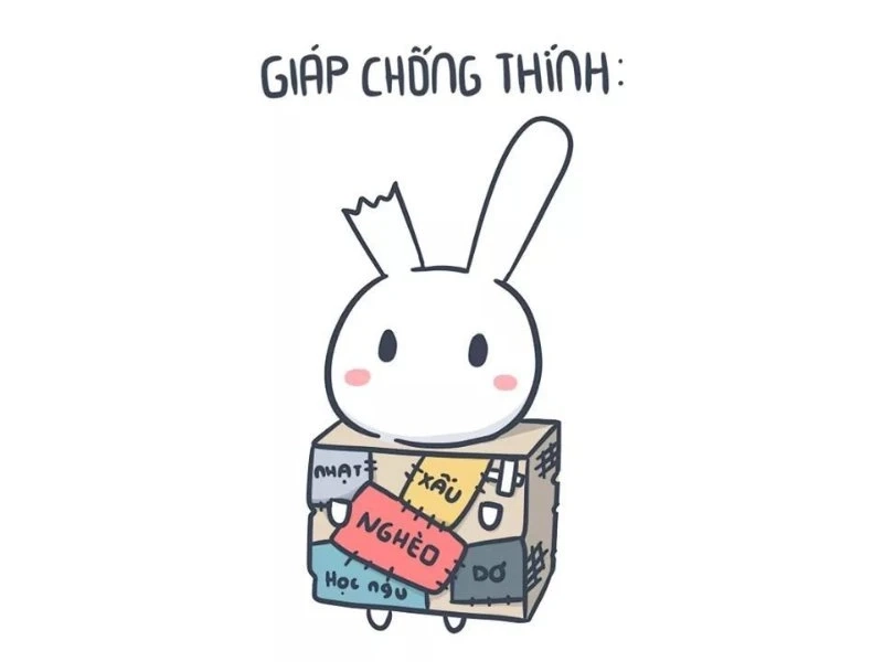 Thỏ hồng meme cực cute, mang lại tiếng cười không ngớt