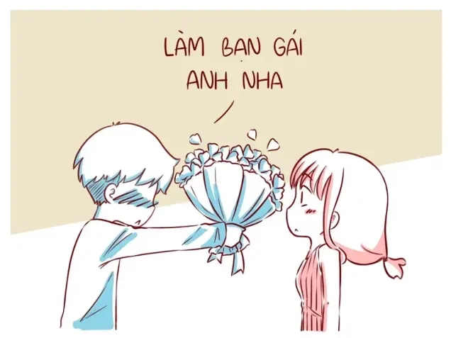 Meme tặng hoa này đầy dễ thương, khiến mọi người cảm thấy thật ngọt ngào.