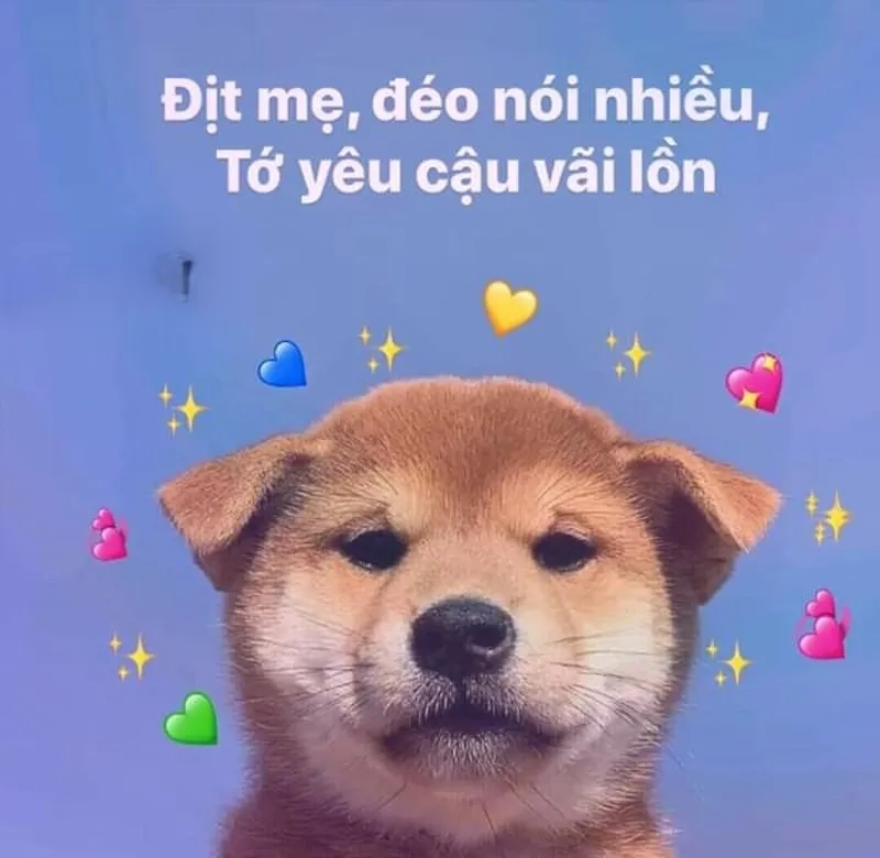 How i love you meme này mang lại một không khí ngọt ngào và dễ thương.