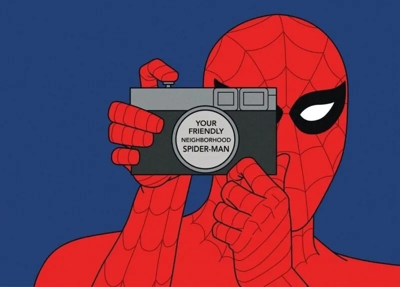 Spiderman glasses meme với góc nhìn độc đáo