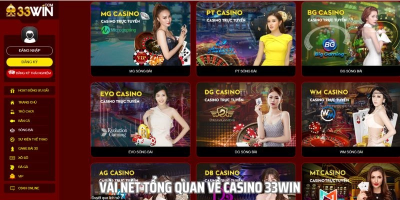Casino 33win là nơi mà bet thủ sẽ được thỏa mãn đam mê cháy bỏng