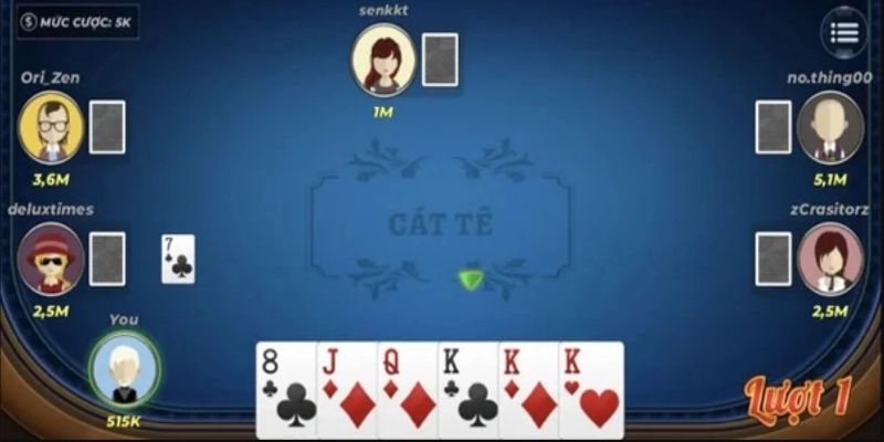 Luật chơi catte Win79 cần nắm rõ chi tiết