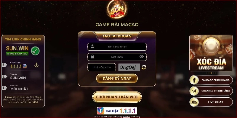 Tổng quát về cổng game Sunwin
