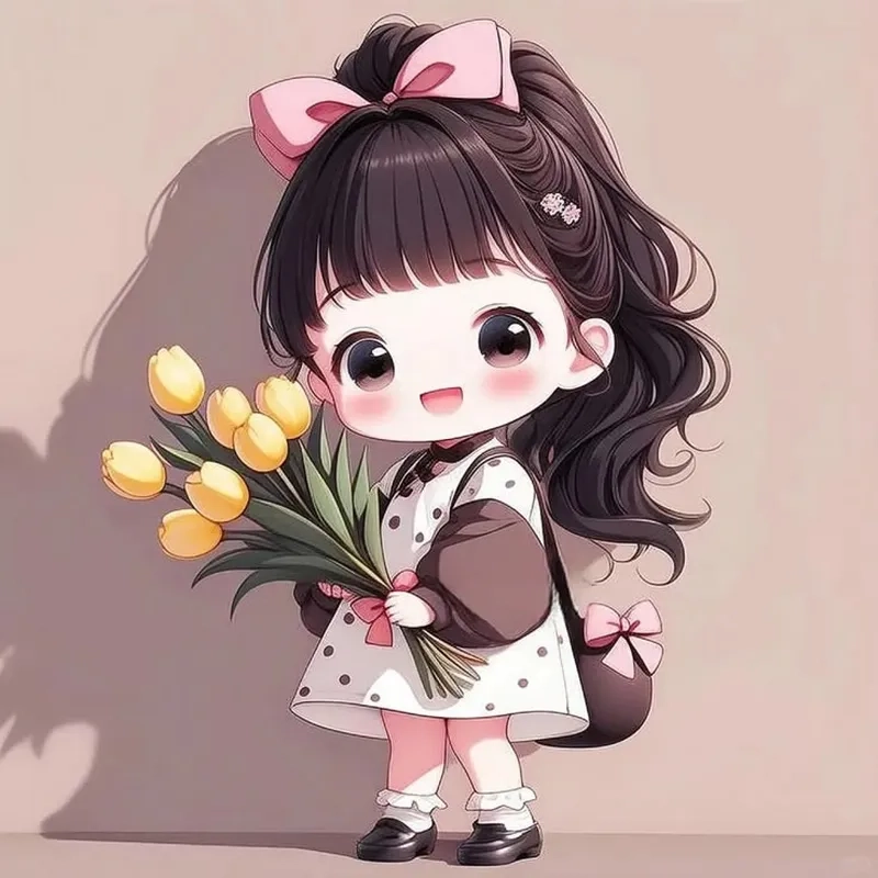 Tổng hợp ảnh chibi cute nữ đơn giản phù hợp làm avatar cực xinh