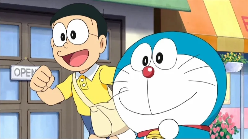 Dễ thương hết nấc với ảnh Doraemon và Nobita cute