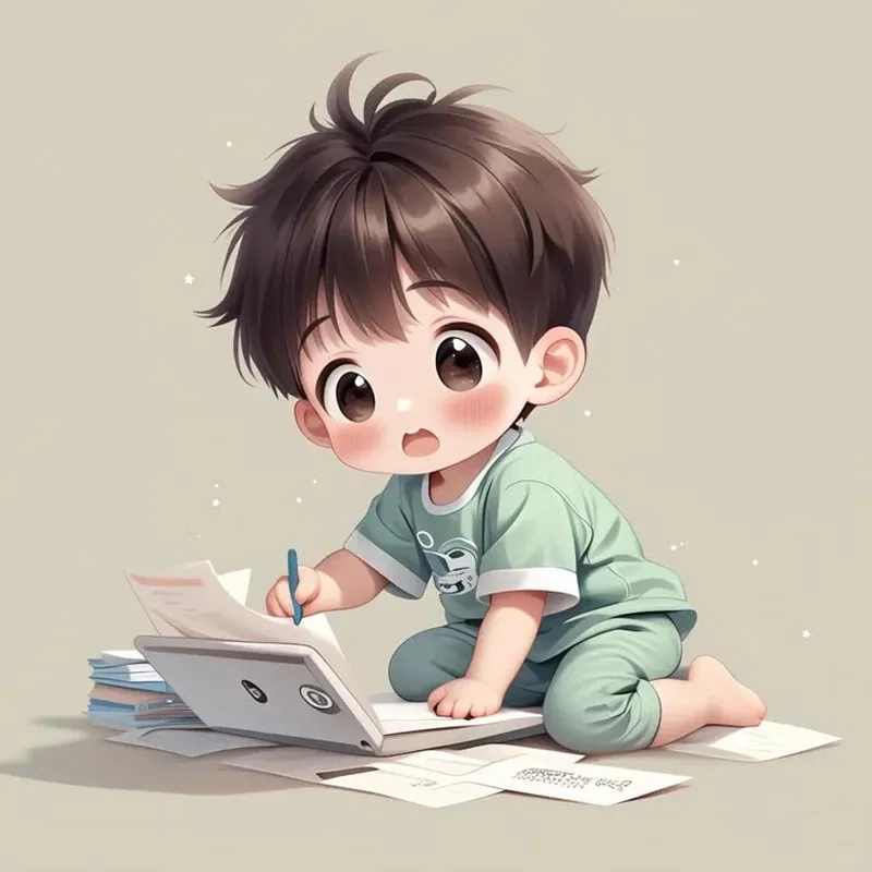 Cực cool với ảnh chibi nam lạnh lùng đầy thần thái