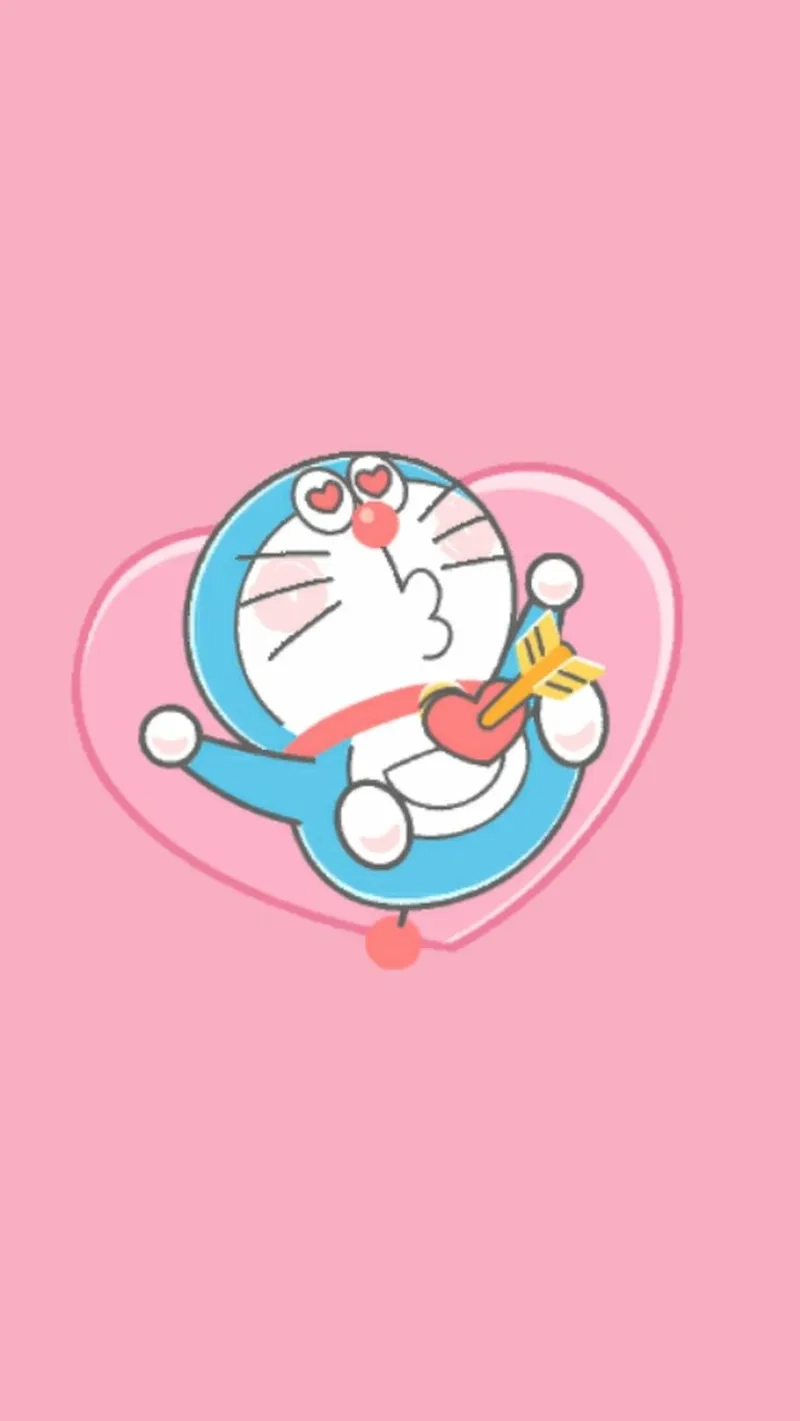 Yêu ngay từ cái nhìn đầu tiên với hình nền điện thoại cute Doraemon