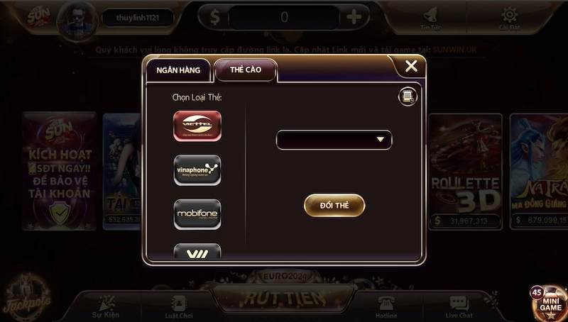 Chi tiết cách rút tiền game Sunwin về tài khoản an toàn