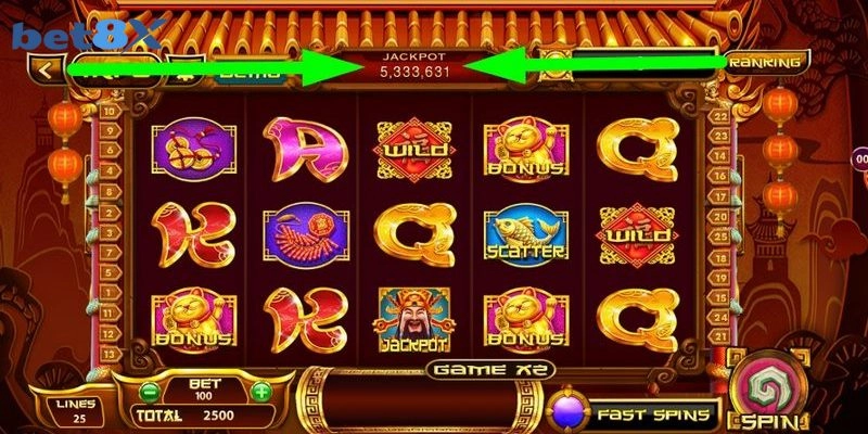 Luật chơi nổ hũ 8XBET dành cho người mới