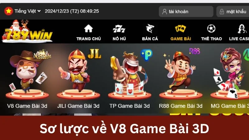 Sơ lược về V8 Game Bài 3D
