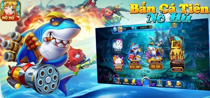  Game bắn cá đổi thưởng – Đổi gió hấp dẫn bên cạnh game bài đổi thưởng.