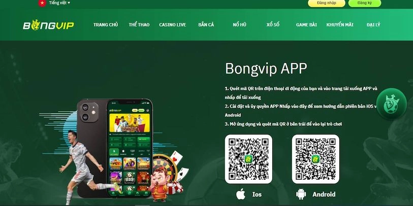 Cách tải app nhà cái Bongvip trên hệ điều hành iOS