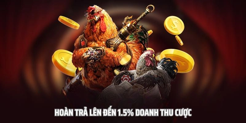 Ưu đãi hoàn trả lên tới 1,5%