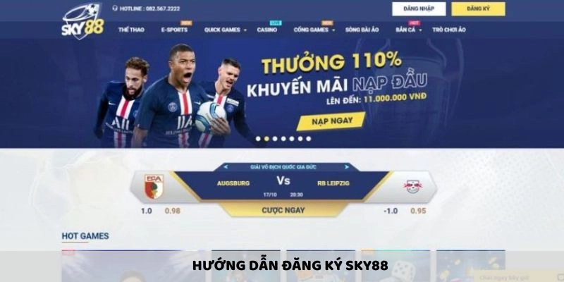 Hướng dẫn cách thực hiện đăng ký SKY88