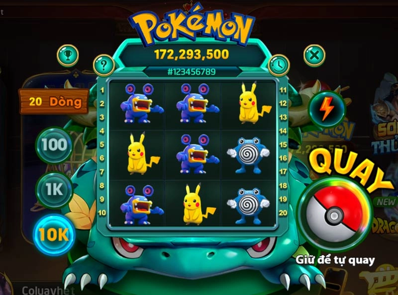 Nổ hũ Pokemon