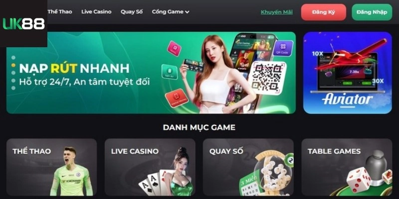 Giới thiệu về nhà cái UK88