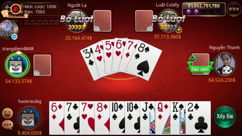 Hình ảnh giao diện game bài đổi thưởng SKY88 với thiết kế bắt mắt.
