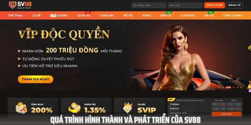 SV88 là đơn vị cá cược có mặt trên thị trường từ năm 2001